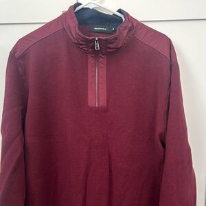 Bugatchi Maroon Zip-Up Jacket